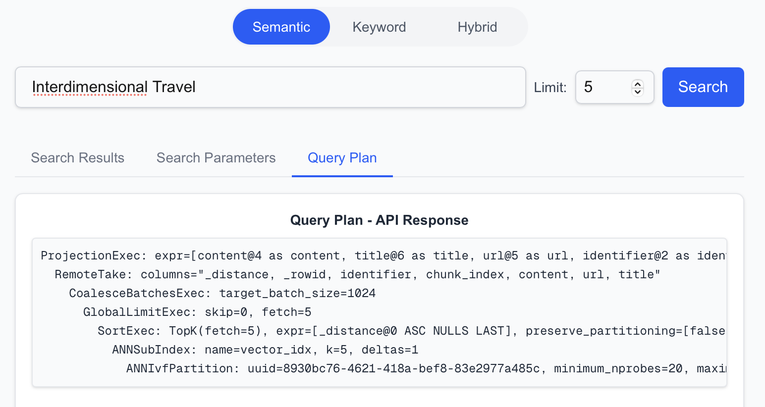Wikipedia Search Demo